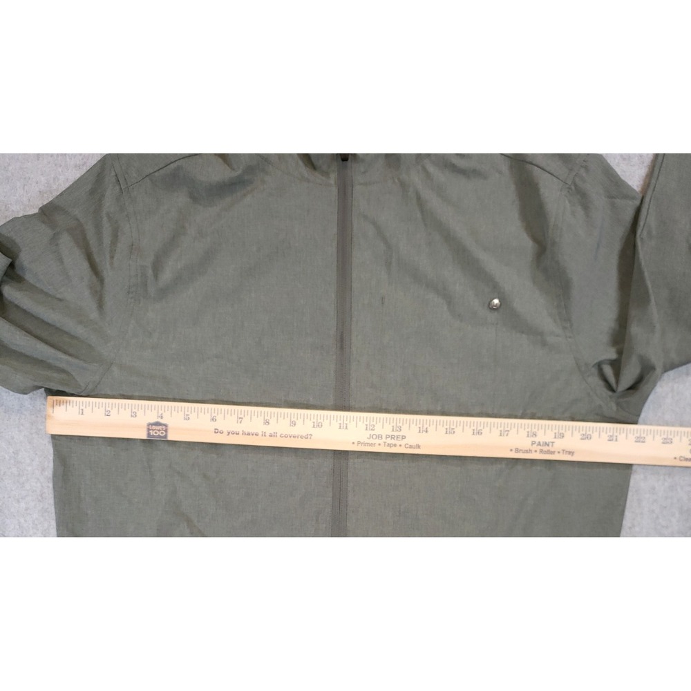 Vuori Outdoor Trainer Shell Jacket Mens Green Size L Hooded Lightweight V512 - Picture 6 of 10